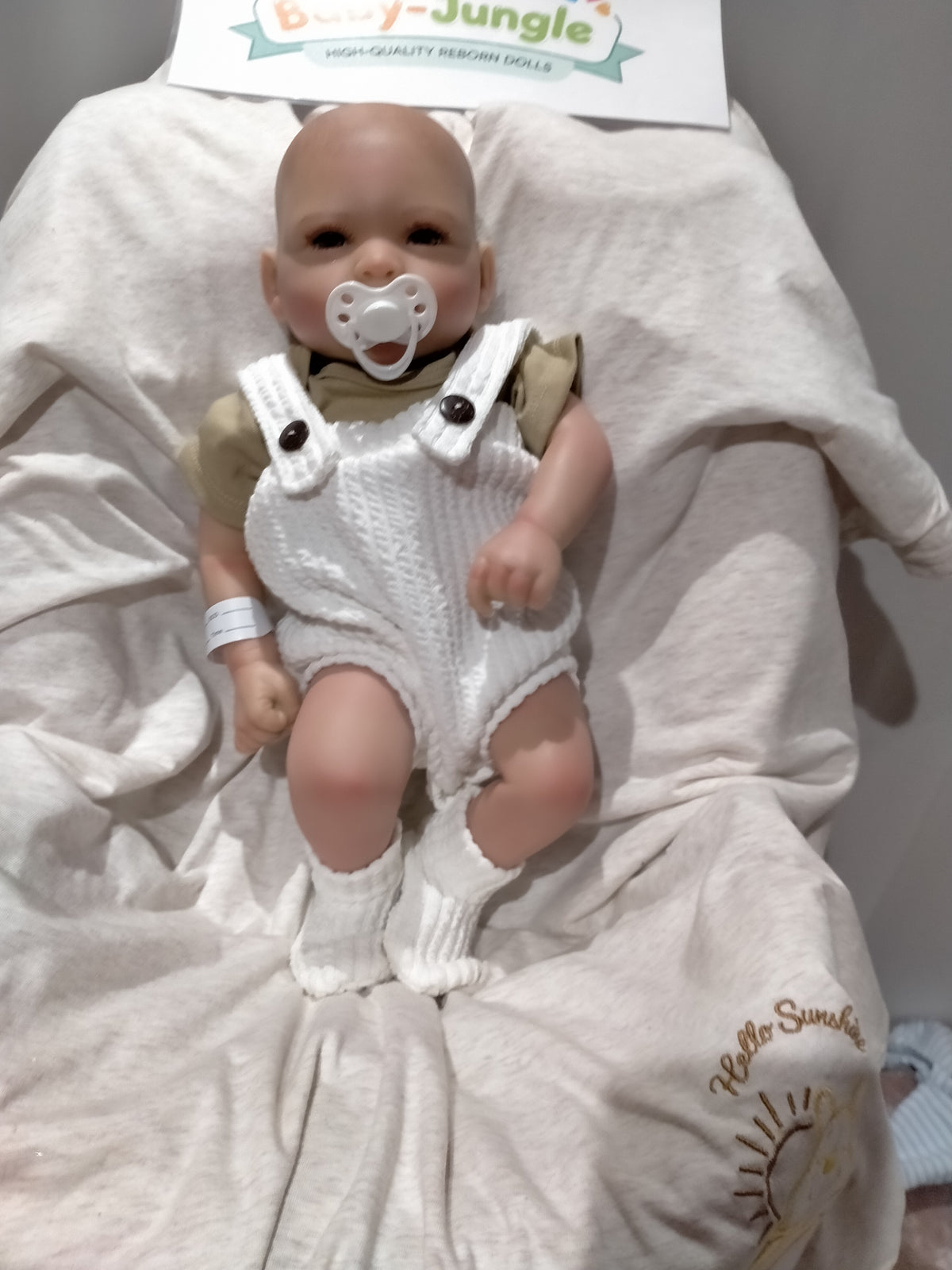 JERRY Charming reborn doll Boy. Nicely Weighted to 4.5lbs 2kgs 16" 41cm