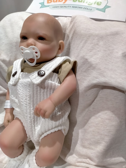 JERRY Charming reborn doll Boy. Nicely Weighted to 4.5lbs 2kgs 16" 41cm