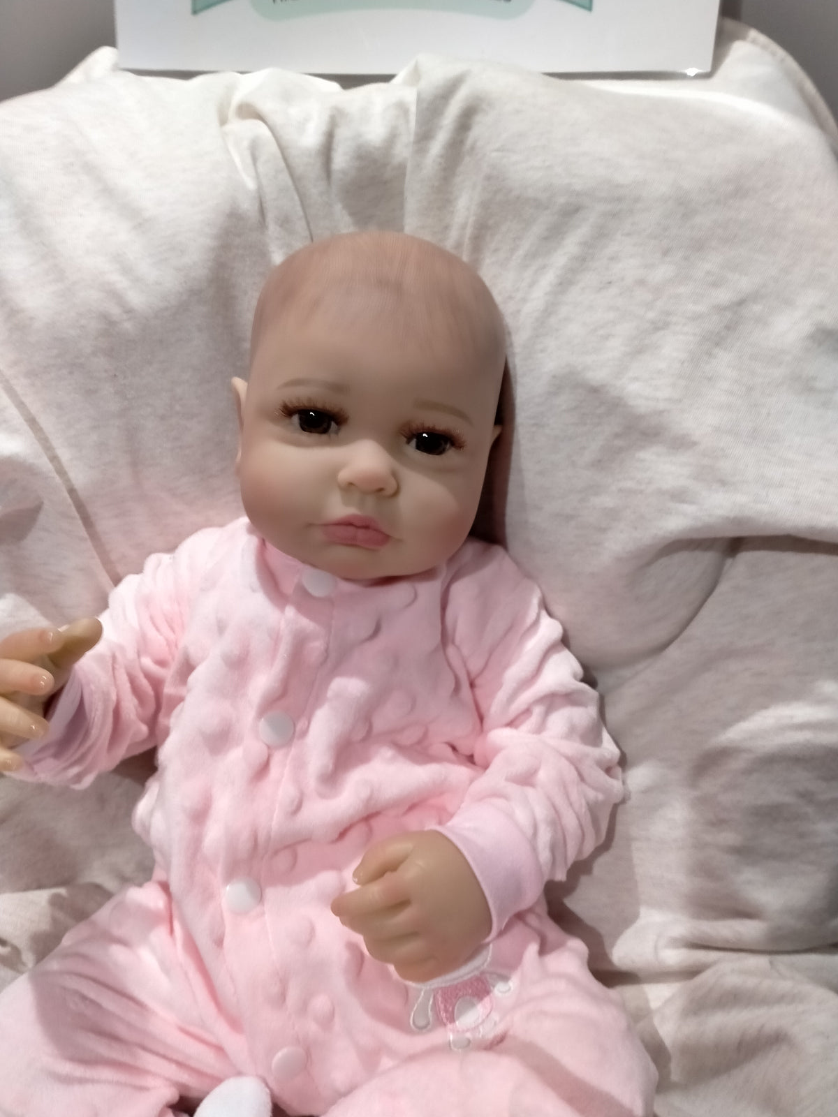 AMELIA Beautiful reborn doll girl. Nicely Weighted to 4.8lbs 2.2kgs 18" 46cm
