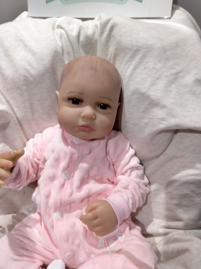 AMELIA Beautiful reborn doll girl. Nicely Weighted to 4.8lbs 2.2kgs 18" 46cm