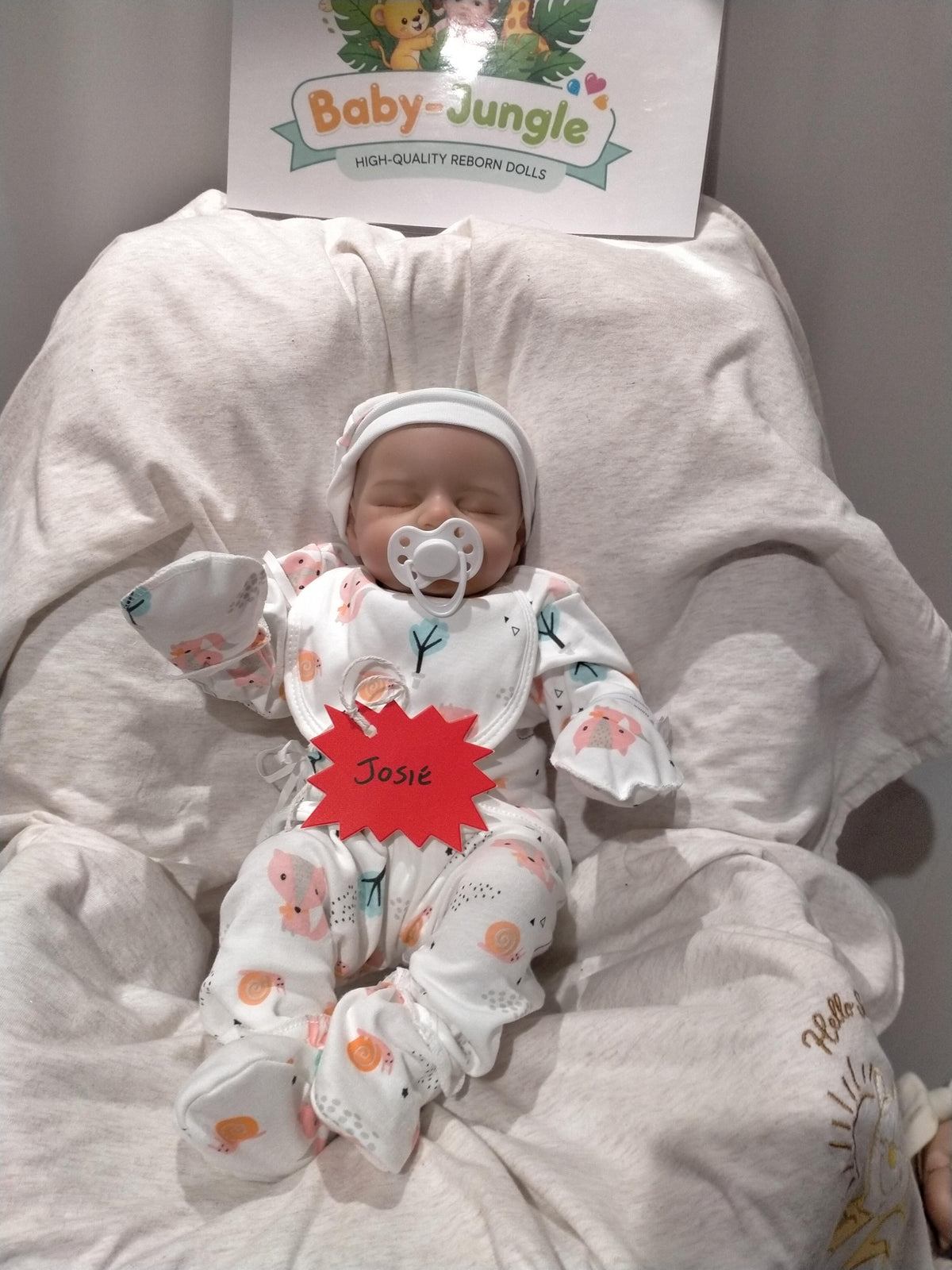 JOSIE Beautiful Reborn Doll Girl – Nicely Weighted 4.8lbs | 17" Baby-Jungle