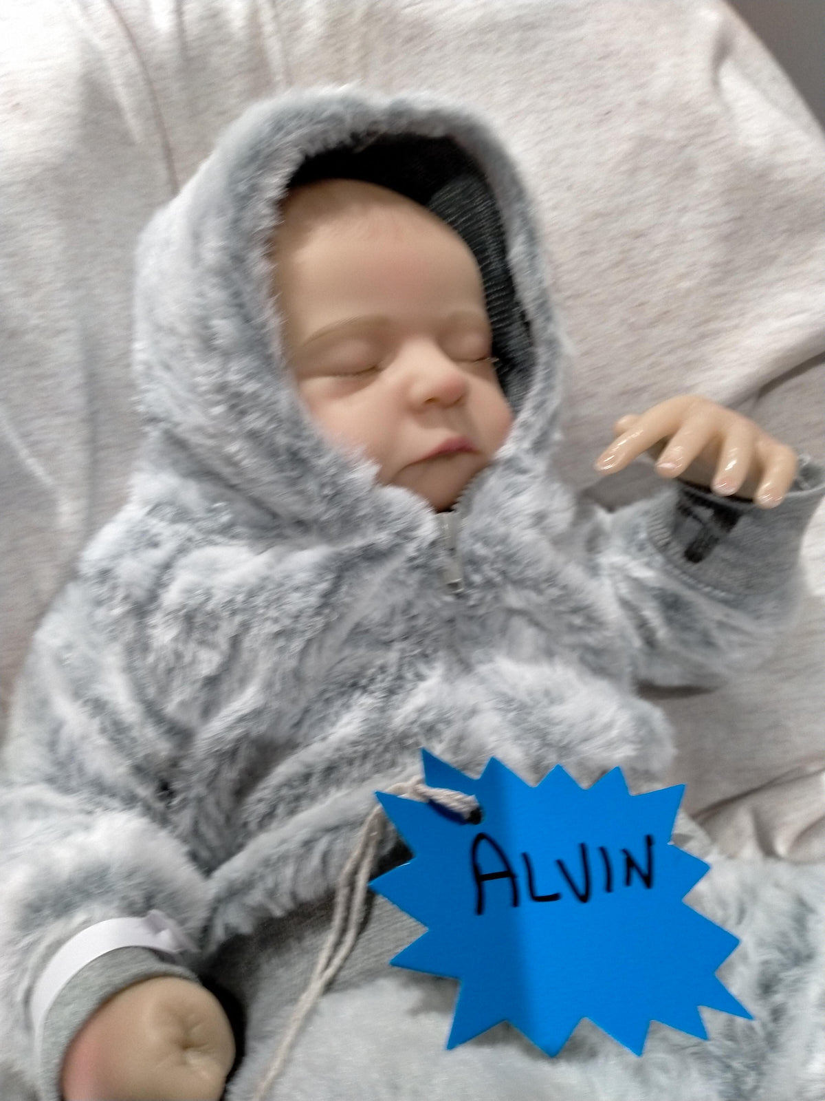 ALVIN Cute Reborn Doll Boy – Nicely Weighted 5lbs | 17" Baby-Jungle