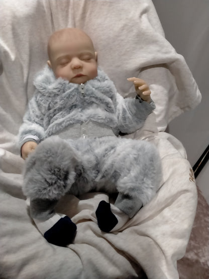 ALVIN Cute Reborn Doll Boy – Nicely Weighted 5lbs | 17" Baby-Jungle