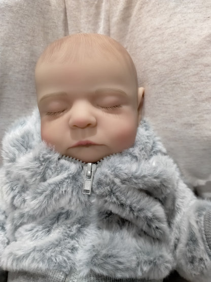 ALVIN Cute Reborn Doll Boy – Nicely Weighted 5lbs | 17" Baby-Jungle