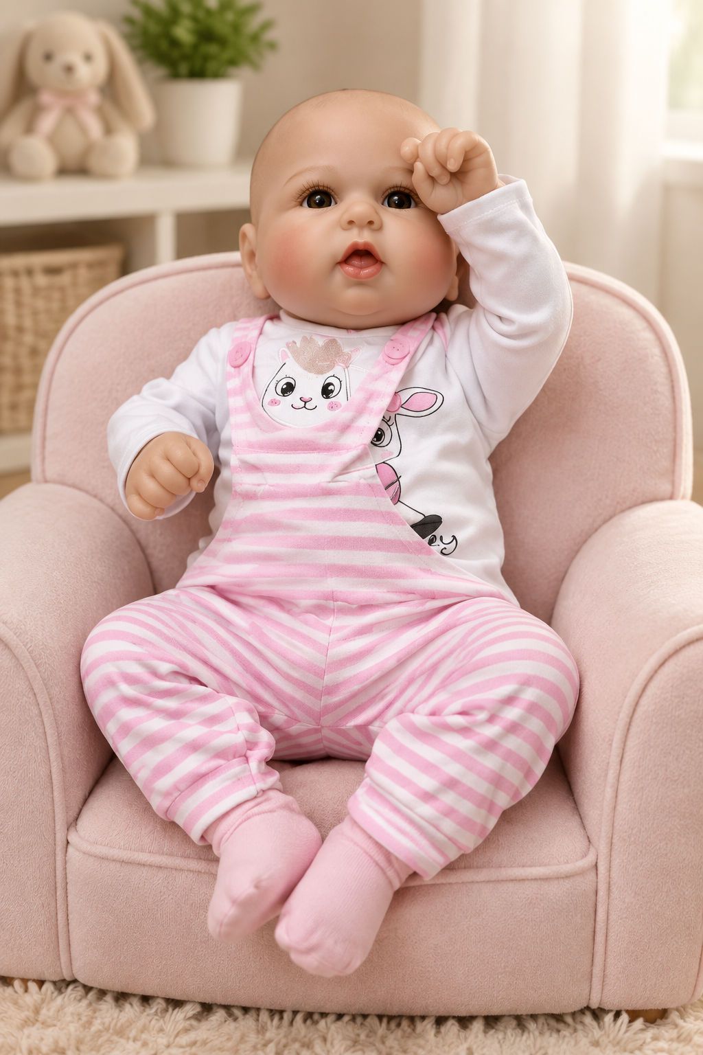 Hope in armchair