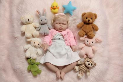 KATIE Beautiful New reborn doll Girl asleep weight 5.94 lbs 2.7kgs 19" 48cm