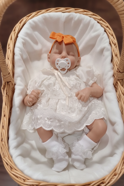 STELLA Beautiful Reborn doll Nicely weighted to 4 lbs 1.8 kgs 15" 38cm