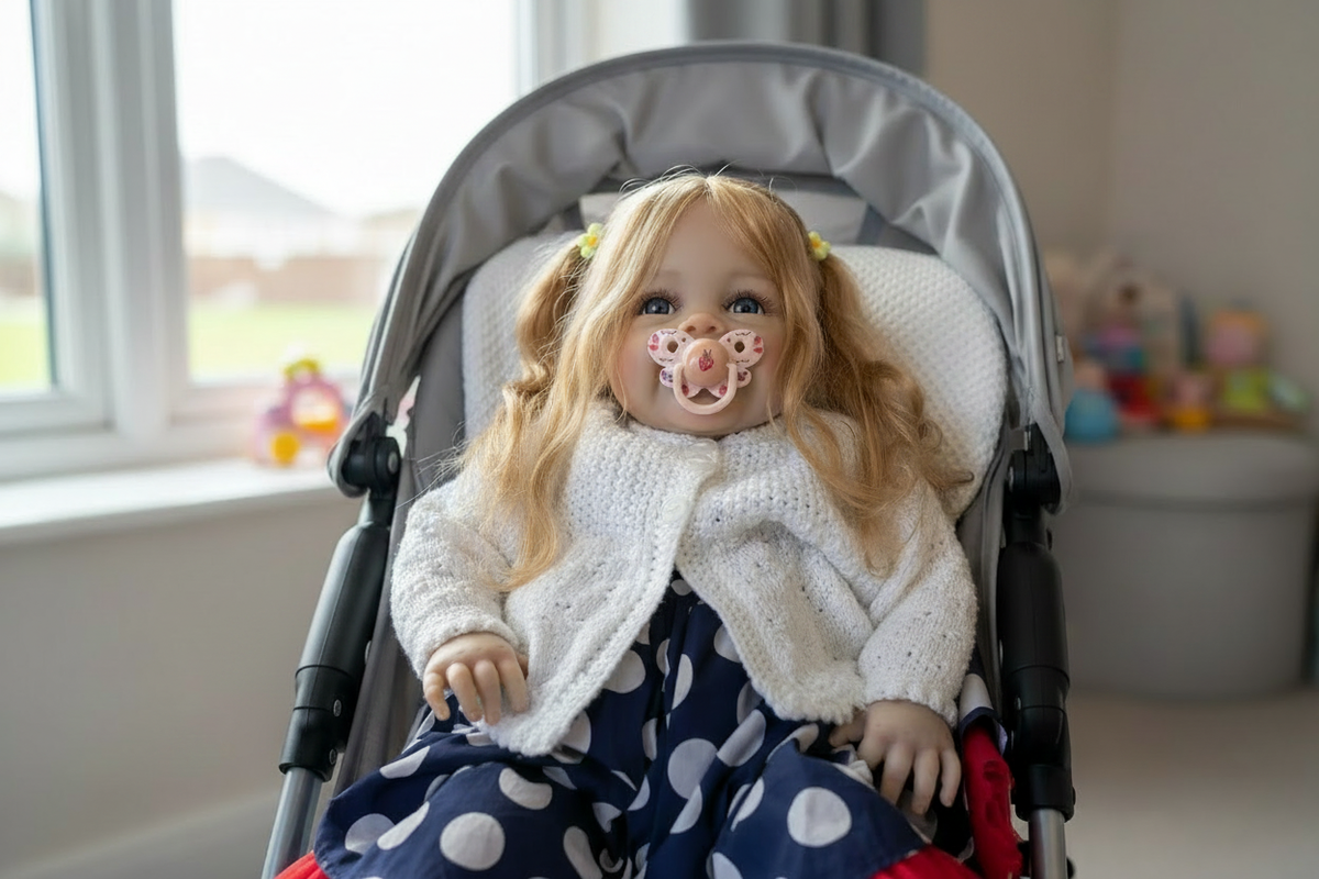 DOTTY Beautiful Chunky reborn Doll girl Professionally weighted to 9.88 lbs 23"