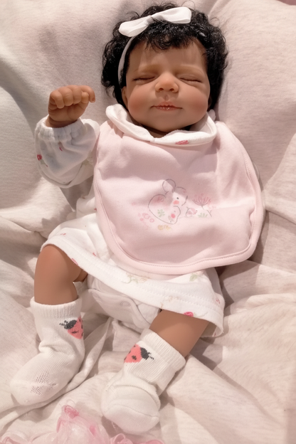 SIMONE By Joanna Kazmierczak reborn doll girl Weight 3.5lbs 1.6kgs 15" 38cm