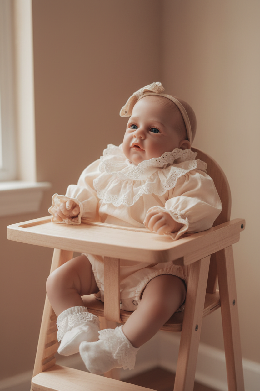 NADIA Reborn doll girl. Professionally weighted to 5.3lbs 2.4kgs 19" 48cm