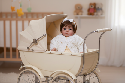 NELLY Pretty reborn doll girl. Nicely weighted to 4.5lbs 2.1kgs 17" 43cm