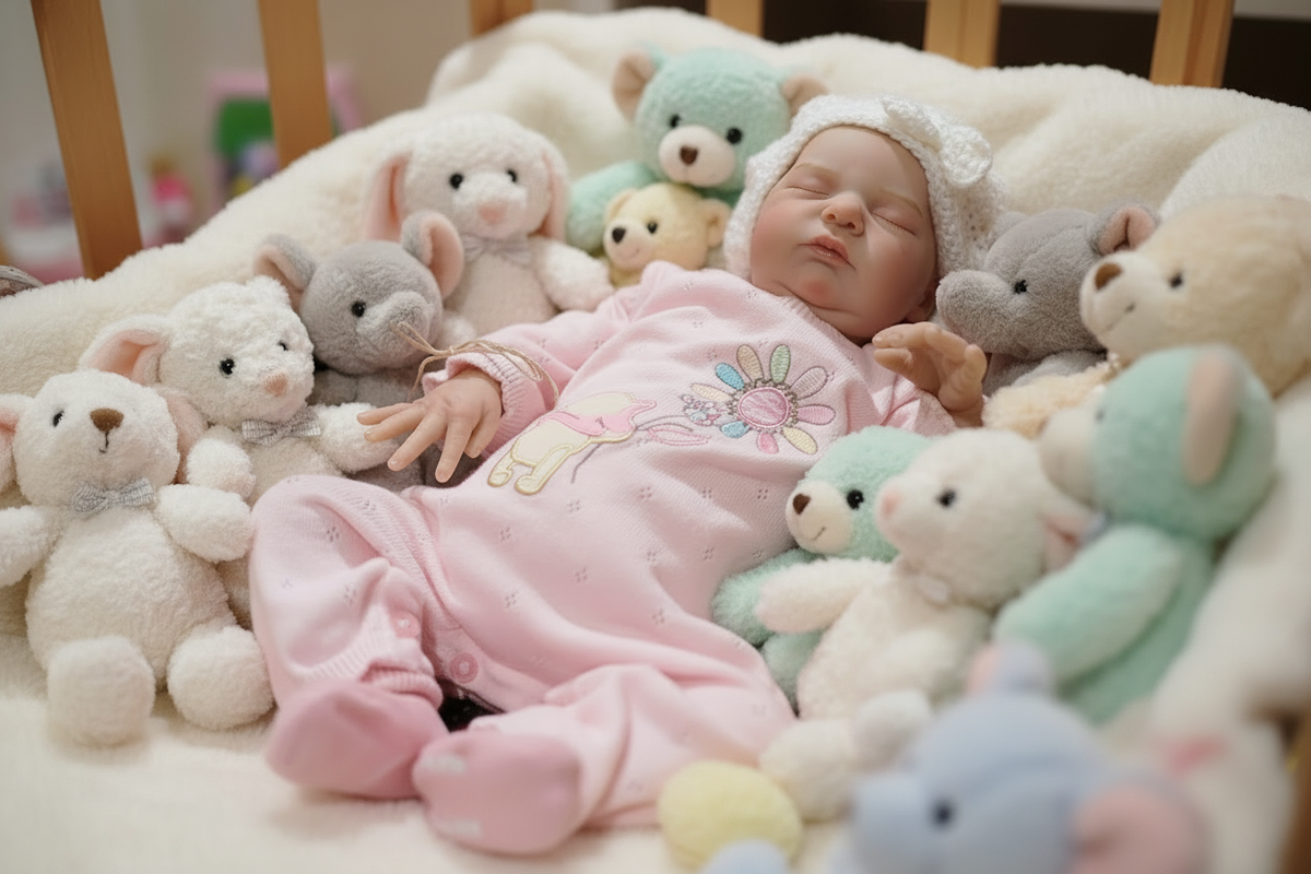 NAOMI Pretty reborn doll girl. Nicely weighted to 5.8lbs 2.6kgs 20" 51cm