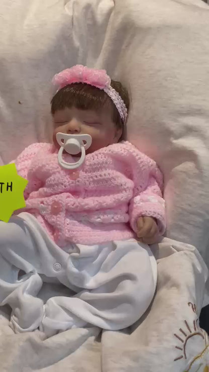 FAITH Sweet reborn doll girl Professionally weighted 4.2lbs 1.9kgs 16" 41cm