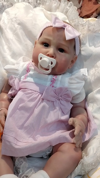 ANNIE Beautiful reborn doll girl. Nicely Weighted to 5.8lbs 2.6kgs 19" 48cm