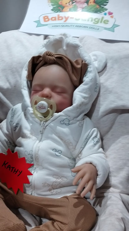 KATHY Very sweet reborn doll Girl. Nicely Weighted to 5.4lbs 2.5kgs 18" 46cm
