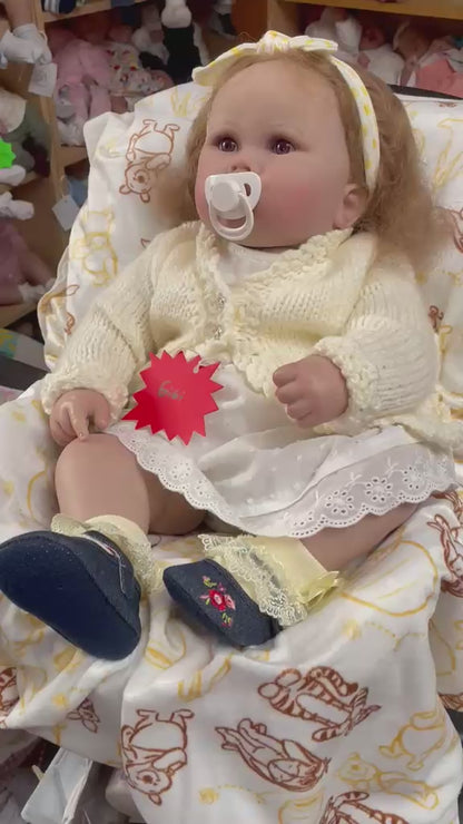 GIGI reborn girl Doll professionally weighted 8lbs 23"