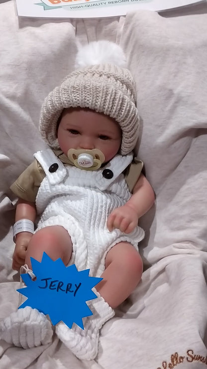JERRY Charming reborn doll Boy. Nicely Weighted to 4.5lbs 2kgs 16" 41cm